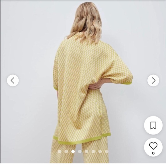 Zara JACQUARD knit set - Picture 3 of 7